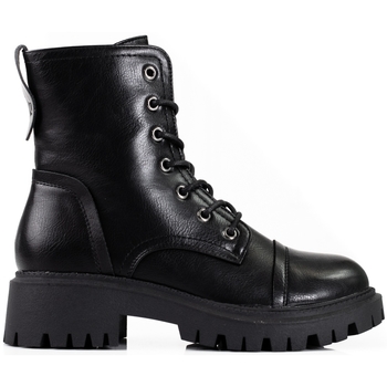 Boty Ženy Kotníkové boty Pk Luxusní dámské černé  kotníčkové boty na plochém podpatku 
