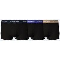Spodní prádlo Muži Trenýrky Calvin Klein Jeans 0000U2664G6ED LOW RISE TRUNK 3PK Černá