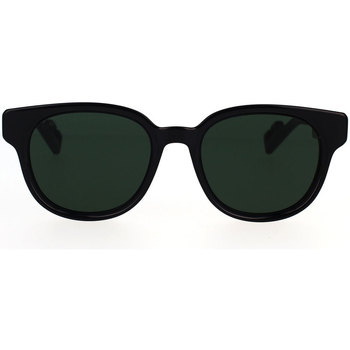 Hodinky & Bižuterie Muži sluneční brýle Gucci Occhiali da Sole  GG1237S 001 con laccetto Černá