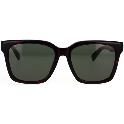 Hodinky & Bižuterie sluneční brýle Gucci Occhiali da Sole  GG1175SK 004 Hnědá