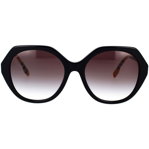 Hodinky & Bižuterie Ženy sluneční brýle Burberry Occhiali da Sole  Vanessa BE4375 38538G Černá