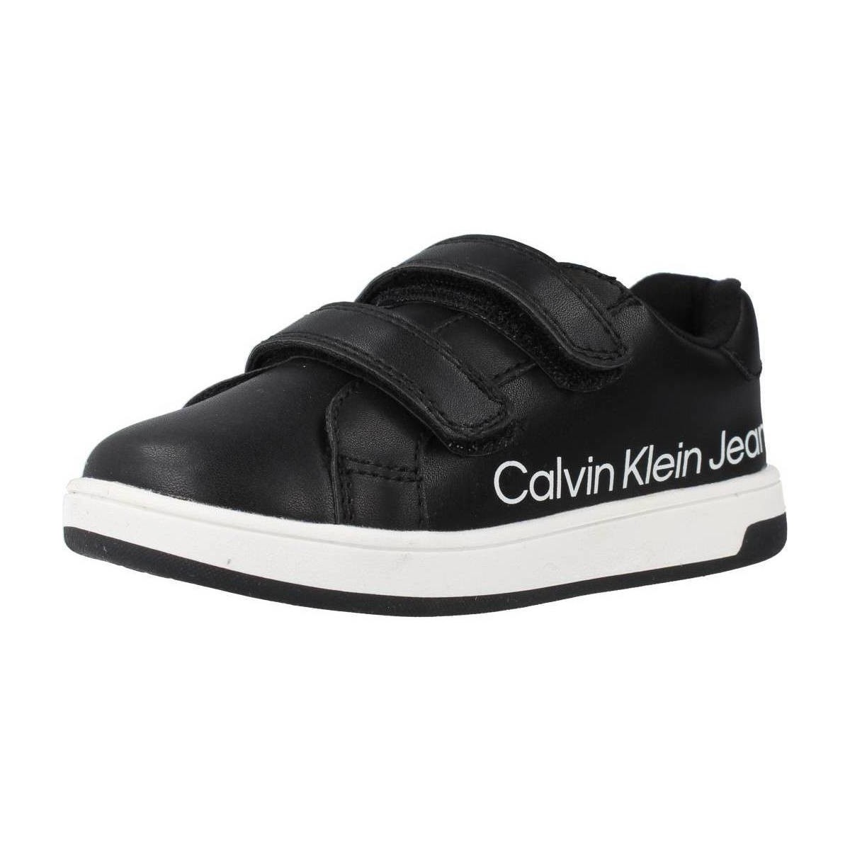 Boty Chlapecké Nízké tenisky Calvin Klein Jeans V1X980325 Černá