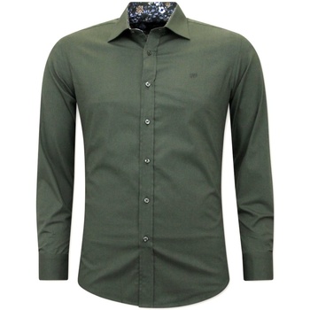 Textil Muži Košile s dlouhymi rukávy Gentile Bellini 138330656 Zelená