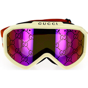 Hodinky & Bižuterie sluneční brýle Gucci Occhiali da Sole  Maschera da Sci e Snowboard GG1210S 002 Oranžová