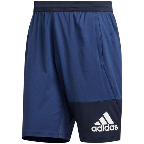Textil Muži Tříčtvrteční kalhoty adidas Originals 4K Geo Shorts Modrá