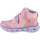 Boty Dívčí Kotníkové boty Skechers Heart Lights - Brilliant Rainbow Růžová