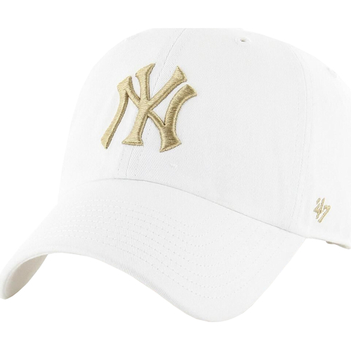 Textilní doplňky Kšiltovky '47 Brand New York Yankees MLB Clean Up Cap Bílá