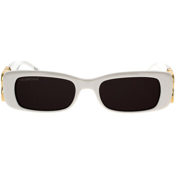 Hodinky & Bižuterie Ženy sluneční brýle Balenciaga Occhiali da Sole  BB0096S 011 Bílá