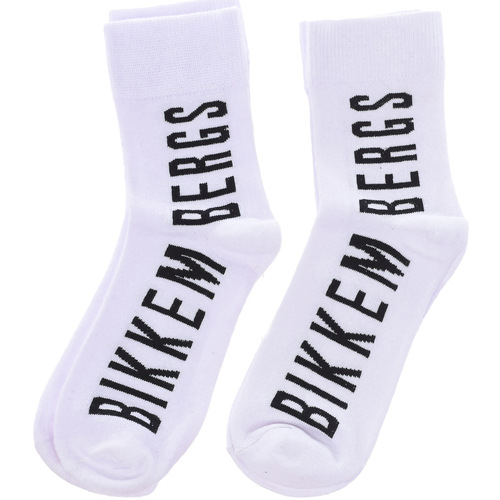 Spodní prádlo Muži Ponožky Bikkembergs BK061-WHITE Bílá