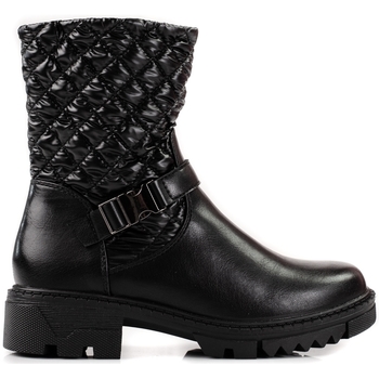 Boty Ženy Kotníkové boty Pk Moderní dámské  kotníčkové boty černé na plochém podpatku 