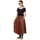 Textil Ženy Sukně Wendy Trendy Skirt 791501 - Brown Hnědá