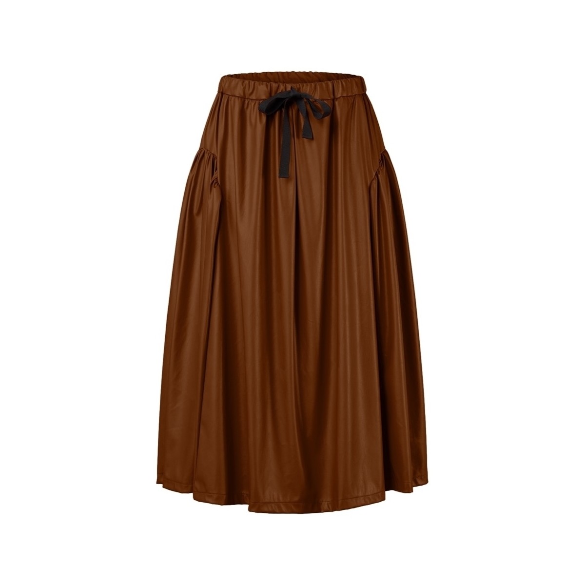 Textil Ženy Sukně Wendy Trendy Skirt 791501 - Brown Hnědá