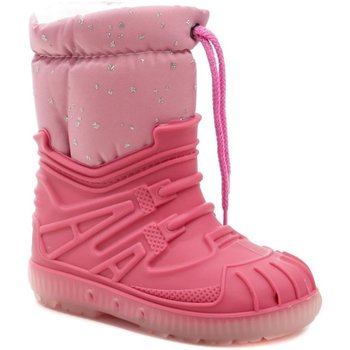 Boty Dívčí Zimní boty Italy Top Bimbo 488 cristalo růžové dětské sněhule Růžová