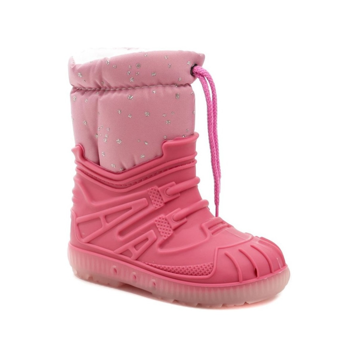 Boty Dívčí Zimní boty Italy Top Bimbo 488 cristalo růžové dětské sněhule Růžová