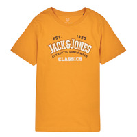 Textil Chlapecké Trička s krátkým rukávem Jack & Jones JJELOGO TEE SS NECK 2 COL JNR Žlutá