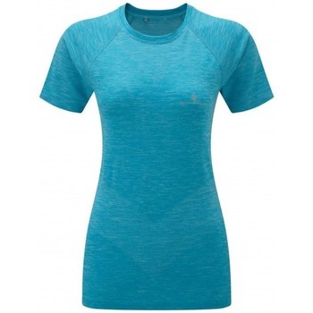 Textil Ženy Trička s krátkým rukávem Ronhill Infinity Spacedye SS Tee Modrá