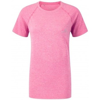 Textil Ženy Trička s krátkým rukávem Ronhill Aspiration Cool Knit SS Tee Růžová