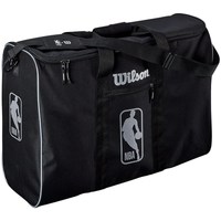 Taška Sportovní tašky Wilson Nba Authentic 6 Ball Bag Černá