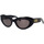 Hodinky & Bižuterie Ženy sluneční brýle Balenciaga Occhiali da Sole  BB0236S 001 Černá
