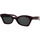 Hodinky & Bižuterie Ženy sluneční brýle Balenciaga Occhiali da Sole  BB0230S 007 Fialová