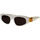 Hodinky & Bižuterie Ženy sluneční brýle Balenciaga Occhiali da Sole  BB0095S 012 Bílá