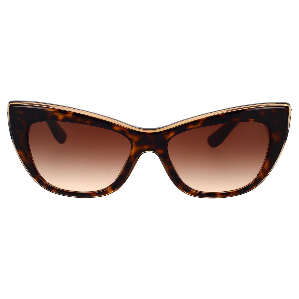 Hodinky & Bižuterie sluneční brýle D&G Occhiali da Sole Dolce&Gabbana DG4417 325613 Hnědá