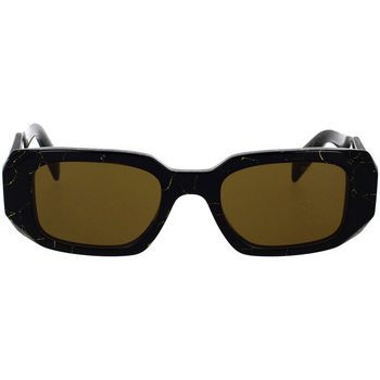 Hodinky & Bižuterie Ženy sluneční brýle Prada Occhiali da Sole  PR17WS 19D01T Černá