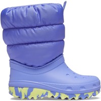 Boty Děti Holínky Crocs Crocs™ Classic Neo Puff Boot Kid's 207683 Digital Violet