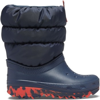 Boty Děti Kotníkové boty Crocs Crocs™ Classic Neo Puff Boot Kid's 207683 Navy