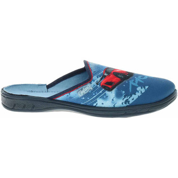 Boty Pantofle Befado chlapecké domácí pantofle 707Y419 modrá Modrá