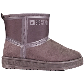 Boty Ženy Zimní boty Pk Designové  sněhule šedo-stříbrné dámské bez podpatku 