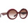 Hodinky & Bižuterie sluneční brýle D&G Occhiali da Sole Dolce&Gabbana DG4418 32478D Bordó
