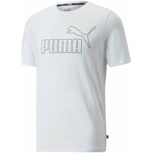 Textil Muži Trička s krátkým rukávem Puma Essentials Elevated Bílá