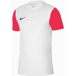 Textil Muži Trička s krátkým rukávem Nike Tiempo Premier II Jsy Bílé, Červené