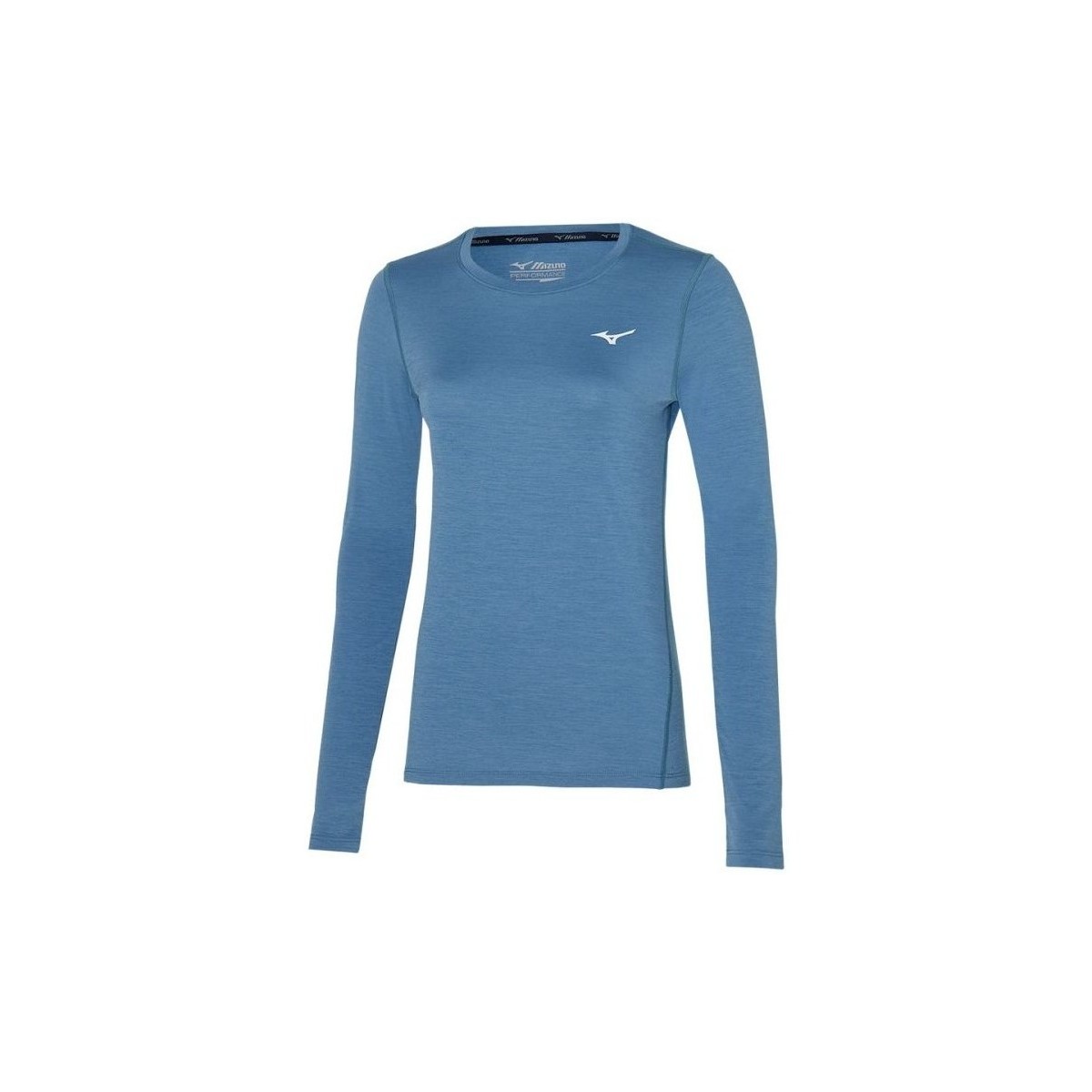Textil Ženy Trička s krátkým rukávem Mizuno Impulse Core LS Tee Modrá