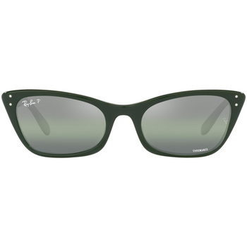 Hodinky & Bižuterie sluneční brýle Ray-ban Occhiali da Sole  Lady Burbank RB2299 6659G4 Polarizzati Zelená