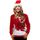 Textil Svetry Wayfarer Vánoční svetr se sobem Drunk Reindeer červený Bílá/Červená