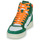 Boty Kotníkové tenisky Polo Ralph Lauren POLO CRT HGH-SNEAKERS-HIGH TOP LACE Zelená / Bílá / Oranžová