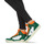 Boty Kotníkové tenisky Polo Ralph Lauren POLO CRT HGH-SNEAKERS-HIGH TOP LACE Zelená / Bílá / Oranžová