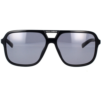 Hodinky & Bižuterie sluneční brýle D&G Occhiali da Sole  DG4354 193481 Polarizzati Černá