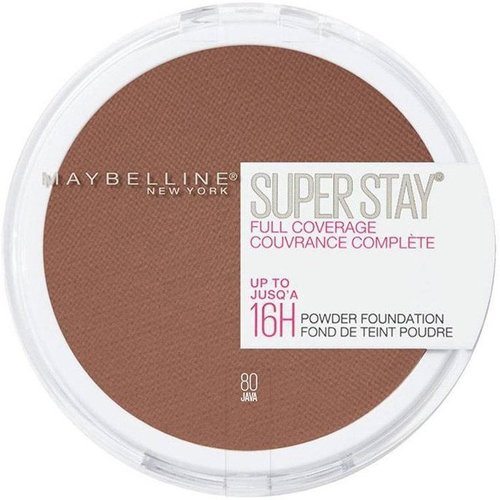krasa Ženy Podkladový make-up Maybelline New York Superstay 16H Powder Foundation - 80 Java Hnědá