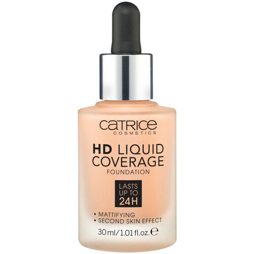 krasa Ženy Podkladový make-up Catrice HD Coverage Liquid Foundation - 30 Sand Beige Béžová
