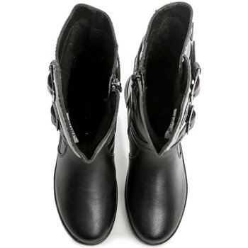 Jana 8-26469-29 černé dámské zimní boty šíře H Černá