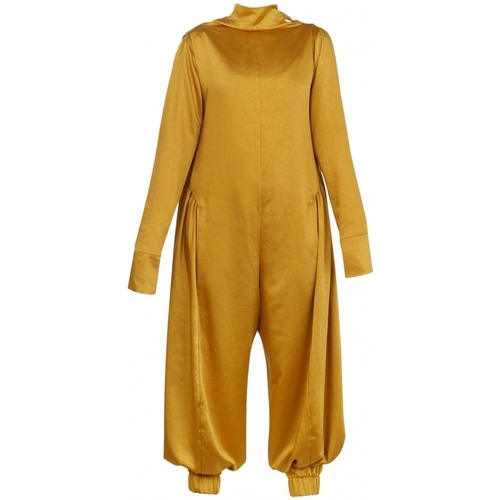 Textil Ženy Overaly / Kalhoty s laclem Buzina Jumpsuit SP18 - Mustard Žlutá
