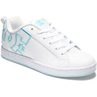 Boty Ženy Módní tenisky DC Shoes Court graffik 300678 WHITE/WHITE/BLUE (XWWB) Bílá