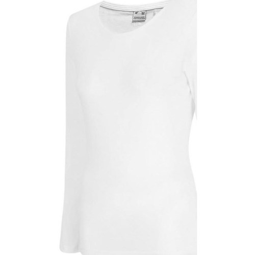 Textil Ženy Trička s krátkým rukávem 4F TSDL350 Bílá