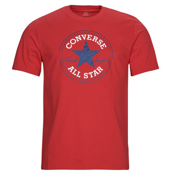 Textil Muži Trička s krátkým rukávem Converse GO-TO ALL STAR PATCH LOGO Červená