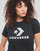 Textil Ženy Trička s krátkým rukávem Converse FLORAL STAR CHEVRON Černá