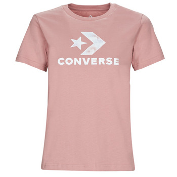Textil Ženy Trička s krátkým rukávem Converse FLORAL STAR CHEVRON Růžová