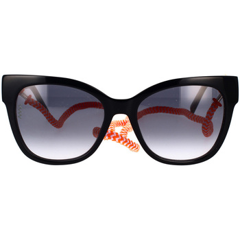 Hodinky & Bižuterie Ženy sluneční brýle Missoni Occhiali da Sole  MMI 0070/S 807 con Laccetto Černá